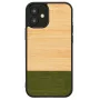 Man and Wood dėklas iPhone 12 mini – Bamboo Forest juodas