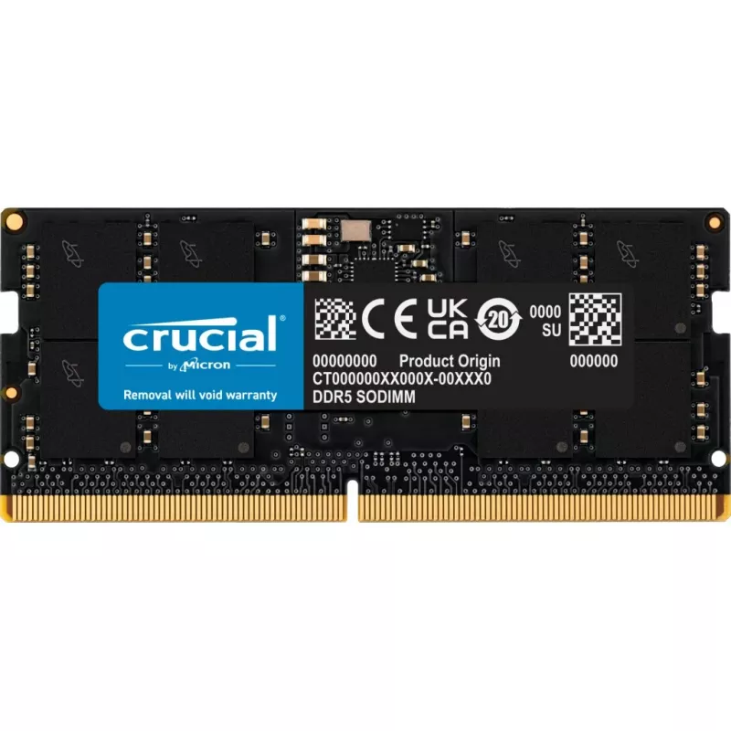 Crucial 24 GB DDR5-5600 SO-DIMM RAM modulis nešiojamiesiems, CT24G56C46S5
