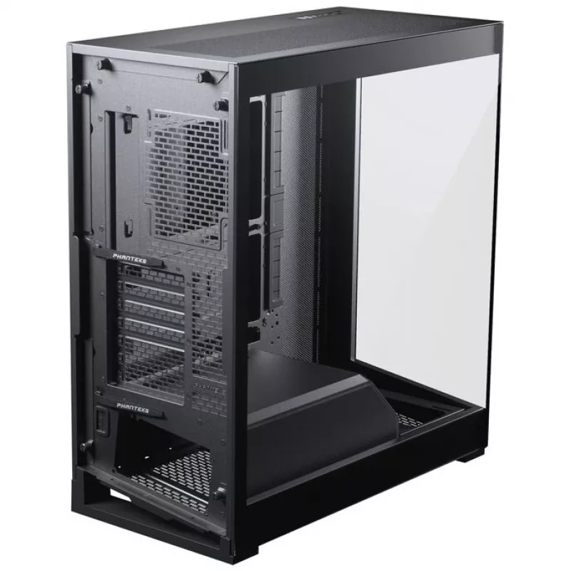 PHANTEKS NV-Series NV5 MK2 ATX korpusas, grūdintas stiklas, DRGB - satino juoda + 3 vnt. M25 Gen2 PWM D-RGB ventiliatoriai Reverse Blade + 1 įprastas ventiliatorius - 120 mm