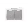 Gartraukis MAAN VELA 2 50, 496 mm, aliumininis riebalų filtras, 315 m³/h, 3 greičiai, 50–58 dB, baltas