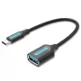 Vention USB 3.1 (Gen 1) C tipo vyriškas į A tipo moterišką OTG laidas 0,15 m, juodas, PVC