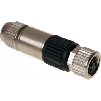Harting 21 02 151 2405 Laido jungtis M8-S Juoda - Nikeliuota