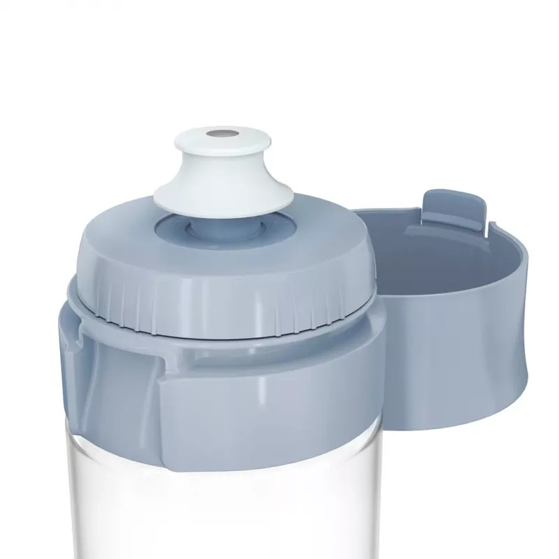 Filtravimo butelis BRITA Vital Pastel Blue 600 ml su 2 MicroDisc filtrais, be BPA, tinkamas plauti indaplovėje