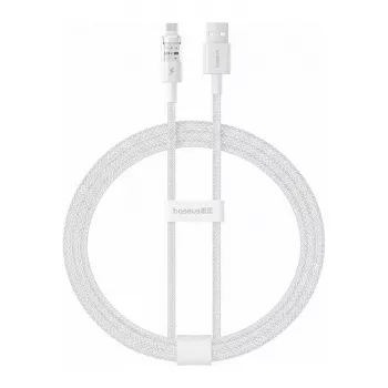 Įkrovimo laidas Baseus USB – Lightning 1 m 2,4 A baltas