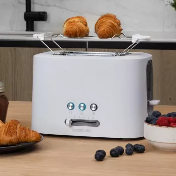 Skrudintuvas Toast&Taste 9000 Double White (baltas, 980 W, 2 riekėms)