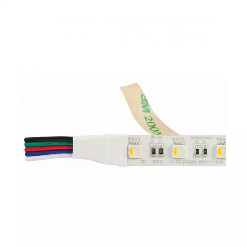 Synergy 21 LED Flex Strip 5050 - 60 RGB DC24V + RGB-W vieno lusto šiltai balta IP68