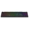 Žaidimų klaviatūra SAVIO STYX BROWN – mechaninė Outemu Brown, QZERTY US International, RGB, USB, pilno dydžio 104 klavišai, juoda