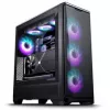 PHANTEKS Eclipse G400A PC korpusas + Glacier M25 Gen2 AiO skysčio aušinimo sistema - juoda