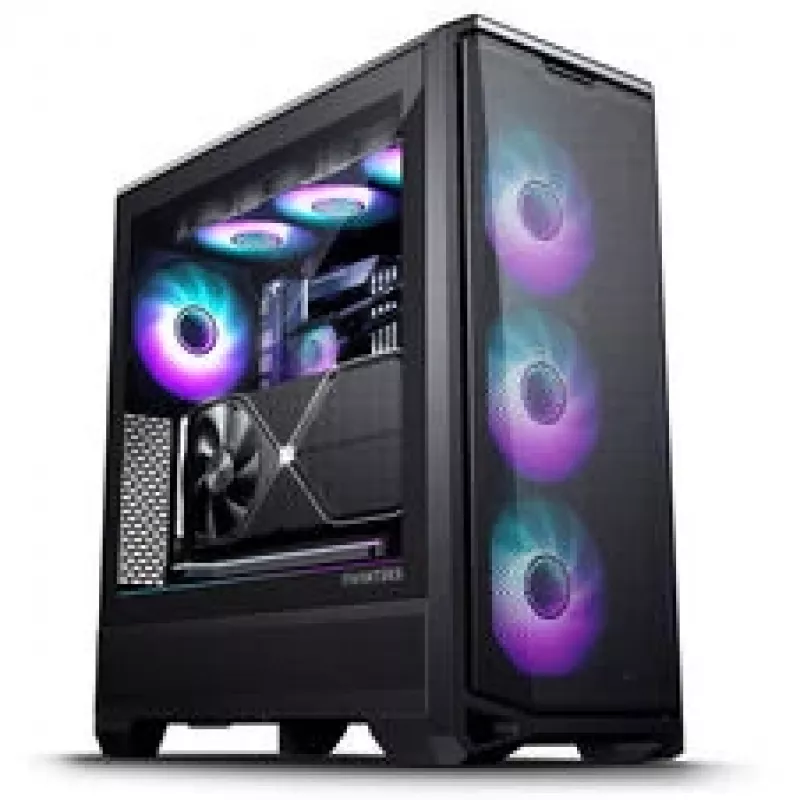 PHANTEKS Eclipse G400A PC korpusas + Glacier M25 Gen2 AiO skysčio aušinimo sistema - juoda