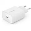 Belkin WCA004vfWH belaidis greitojo įkrovimo adapteris išmaniesiems telefonams ir planšetiniams kompiuteriams, baltas