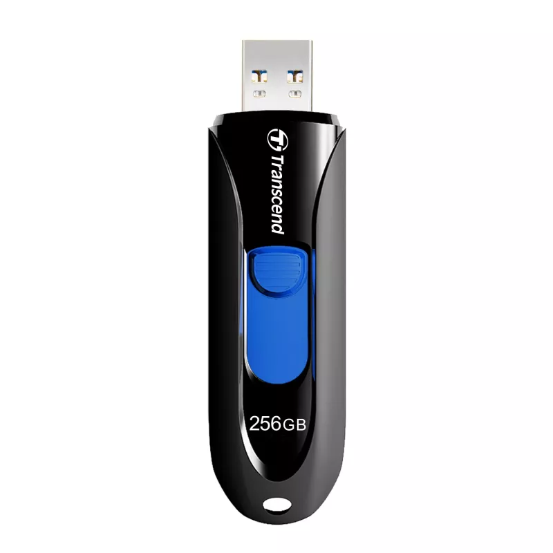 Transcend JetFlash 790 256GB Juoda