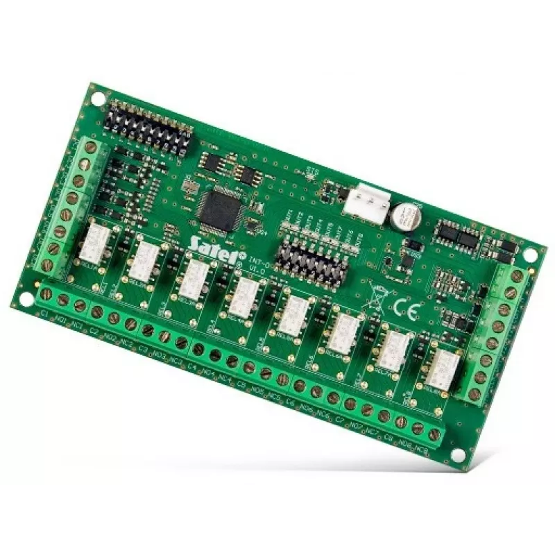 Aksesuaras apsaugos signalizacijai SATEL INT-O, skirtas INTEGRA/VERSA/PERFECTA, 12 V, 160 mA, 140×68 mm