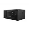 Sieninis tinklo stovas LANBERG WF01-6404-10B 4U 19 colių 600×450×285 mm IP20 juodas, 60 kg talpa