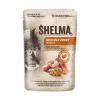 Šlapias kačių ėdalas suaugusioms katėms SHELMA multipack 4×85 g – vištiena, kalakutiena, jautiena, antis, be grūdų