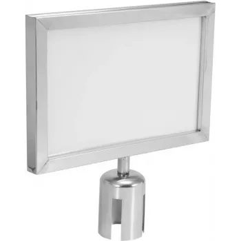 Sign EUROLITE Hinweisschild barjerai 317×215 mm sidabrinis