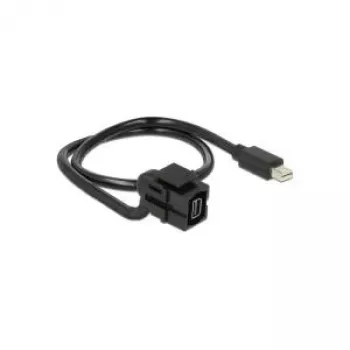 DisplayPort kabelis DeLOCK 86374 0,5 m Mini DisplayPort juodas