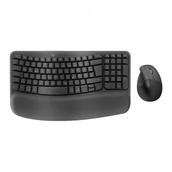Logitech Wave Keys+Lift Combo belaidė klaviatūra ir pelė