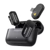 Belaidis mikrofonų rinkinys MAONO WM622 PC2, 2 siųstuvai, USB-C imtuvas, įkrovimo dėklas, 48 kHz/16 bitų, 360° omnikryptis, iki 100 m veikimo atstumas