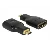 Adapteris HDMI Micro-D / HDMI-A DeLOCK 64664