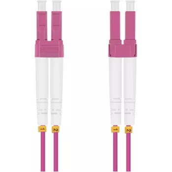 helos Patch Cable LC Multi-Mode 0,5 m — dupleksinis daugiamodis šviesolaidinis šuolis