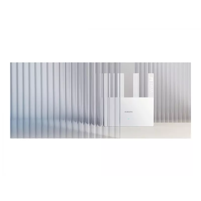 Nešiojamas belaidis maršrutizatorius Xiaomi BE3600 — Dviejų juostų 2,4/5 GHz, „Wi‑Fi 7“ (802.11be), 2,5 Gigabit Ethernet, 4× LAN, 2×2 antenos, Baltas