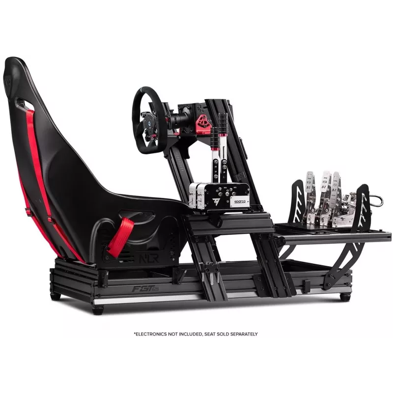 Next Level Racing F-GT Elite Formula & GT Aliuminio Profilio Simuliatoriaus Kabina – Šoninio ir Priekinio Montavimo Versija (396039)