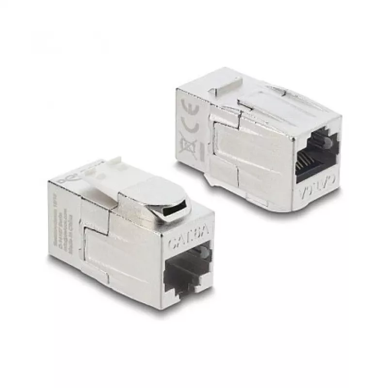 Keystone movė DELOCK RJ45 moteriška į RJ45 moteriška — tinklo jungtis (90796)