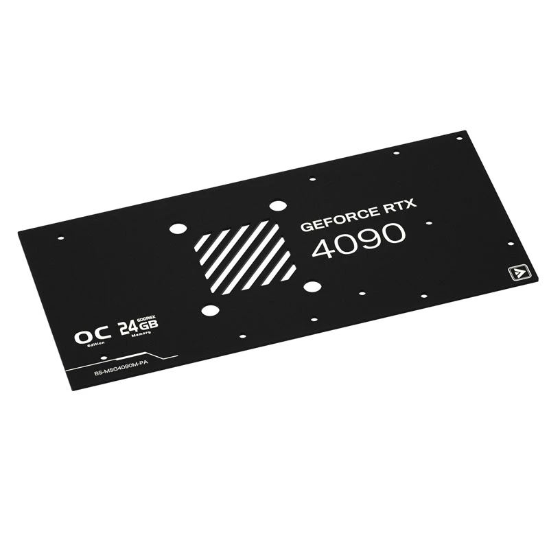 Aušinimo blokas Barrow LRC 2.0, skirtas MSI RTX 4090 Suprim/Trio RGB, juodas akrilas