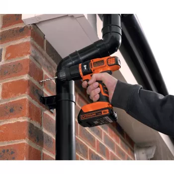 Pistolinė rankena gręžtuvas Black & Decker BDCH188N-XJ 1350 RPM, 18V