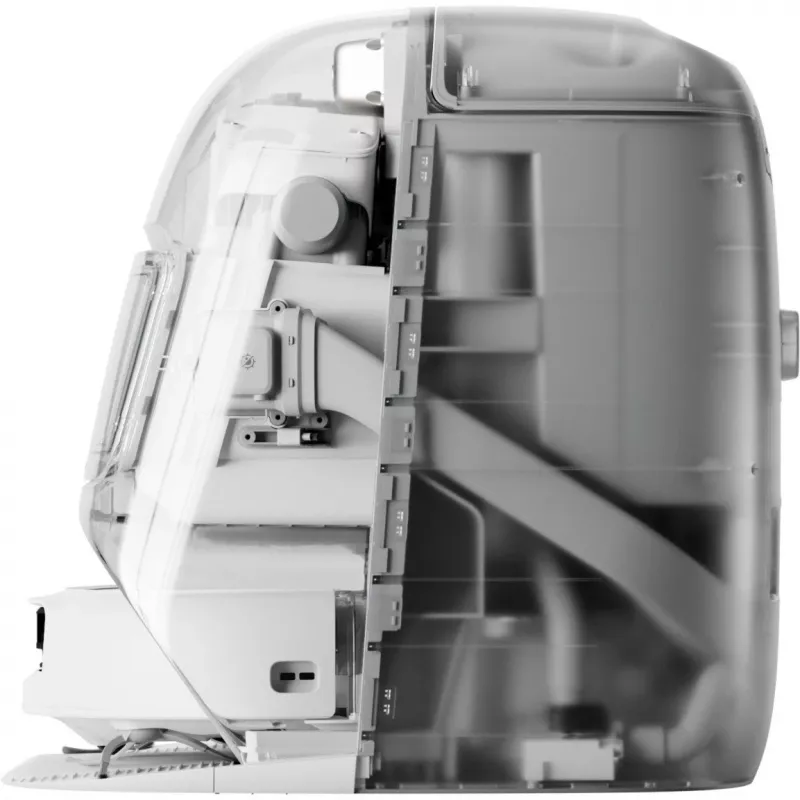Robotinis dulkių siurblys ir šlapias valymas DJI ROMO P (vandens talpos versija) Pilka/Balta, 0,26 L dulkėms, 4 L švaraus / 3,2 L nešvaraus vandens, 5000 mAh baterija