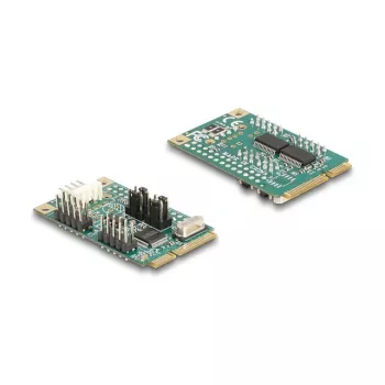 DeLOCK 95276 Vidinė RS-232 adapterio kortelė Mini PCI Express žalia