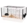 Graužikų narvas INTER ZOO Bunny 80 De Luxe — plastikinis, 78×48×50 cm, su dubenėliu