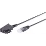 Telefono kabelis ShiverPeaks S/CONN 12-09045 3 m juodas