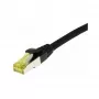 Patch kabelis RJ45, CAT6A 500 MHz, 0,5 m, juodas, S-STP (S/FTP), TPE/LSZH (Ultraflex), AWG26, su Cat.7 žaliava, Synergy 21 (S217616)