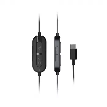 Creative 51EF0980AA000 Chat USB ausinės ant galvos su mikrofonu, laidinės, stereo, juodos