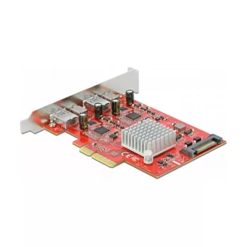 Plėtotės kortelė DeLOCK PCI Express x4 į USB 10 Gbps 2x Type-A 2x Type-C