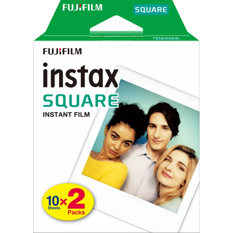 Fujifilm Instax Square momentinė nuotraukų juosta 20 vnt 62 x 62 mm