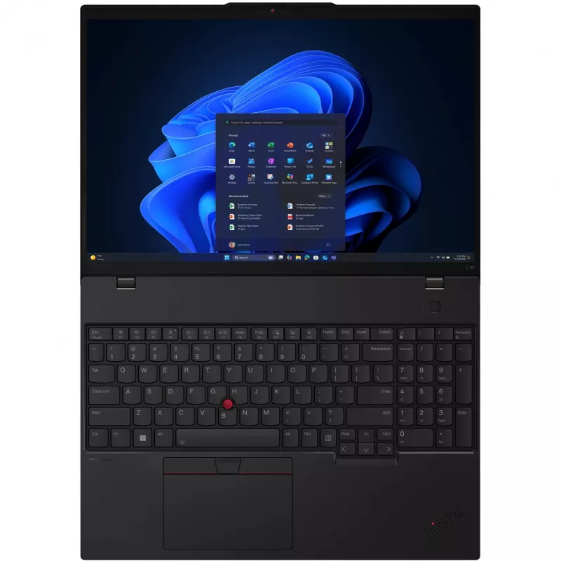 Nešiojamas kompiuteris Lenovo ThinkPad L16 Gen 2 (Intel) Intel Core Ultra 5 225U 40,6 cm (16 colių) WUXGA 32 GB DDR5-SDRAM 1 TB SSD Wi-Fi 6E (802.11ax) Windows 11 Pro juodas