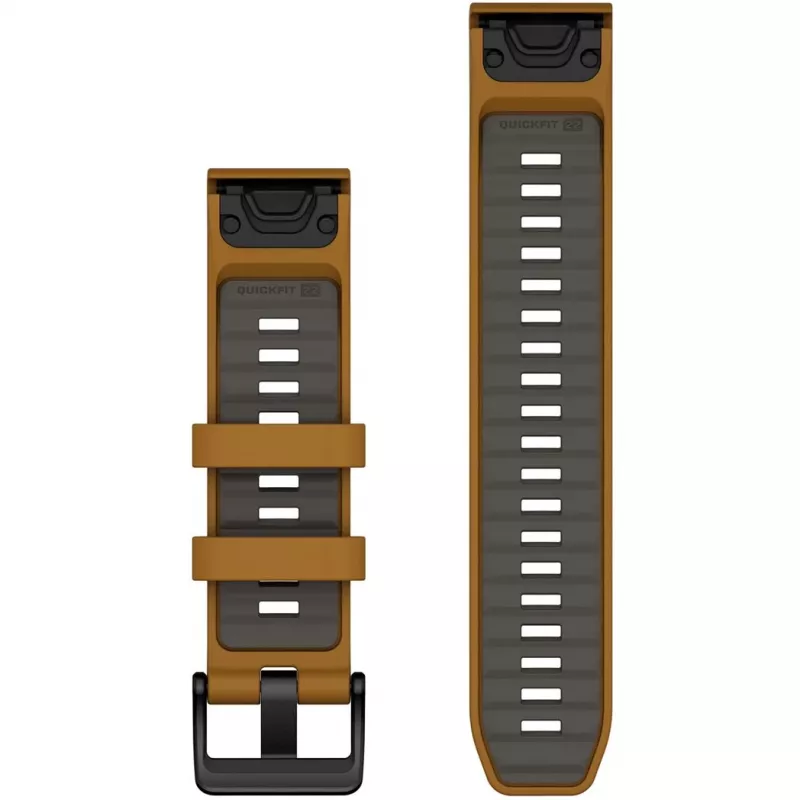 Garmin QuickFit 010-13392-03 Ruda Pilka silikoninė juostelė 22 mm
