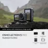 DJI Osmo Action 5 Pro Standard Combo veiksmo kamera, 40 MP, 4K Ultra HD 120 kadrų/s, 1/1,3" CMOS jutiklis, 20 m atspari vandeniui, juoda