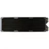 Radiatorius vandens aušinimui Alphacool R27-S360 360 mm variniai pelekai, plonas 360 mm radiatorius