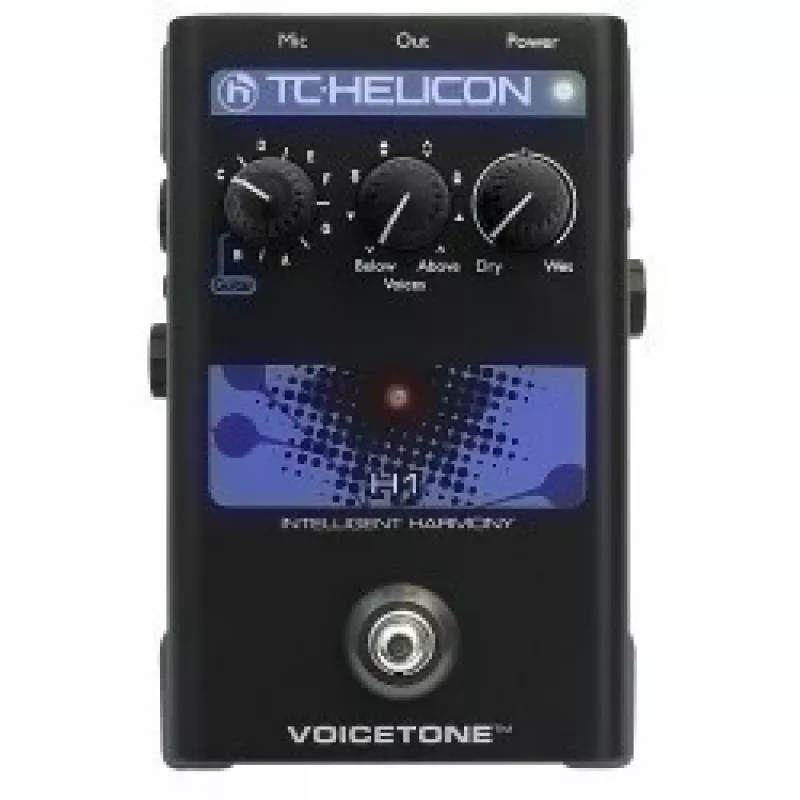 Vokalinis harmonizatorius TC-Helicon VoiceTone H1 – korekcija ir reverbas gyvam garsui bei studijai