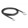 Telefono laidas DeLOCK 88036 RJ45 – RJ11 2m juodas