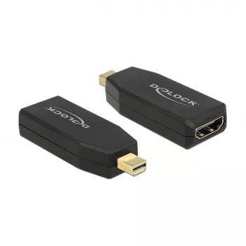 Lyties keitiklis DeLOCK 65583 mini DisplayPort 1.2 į HDMI, juodas