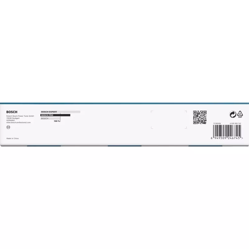 Poveikinių lizdų rinkinys Bosch Powertools PRO 1/2 colio 9 dalių, juodas
