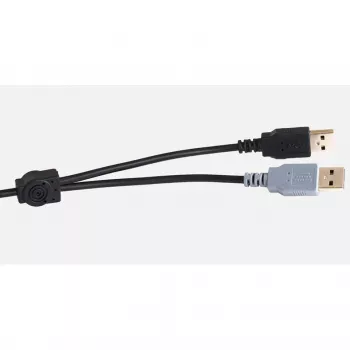 Logickeyboard LKB-MCOM4-A2PC-FR klaviatūra USB AZERTY prancūziška juoda (LKB-MCOM4-A2PC-FR)