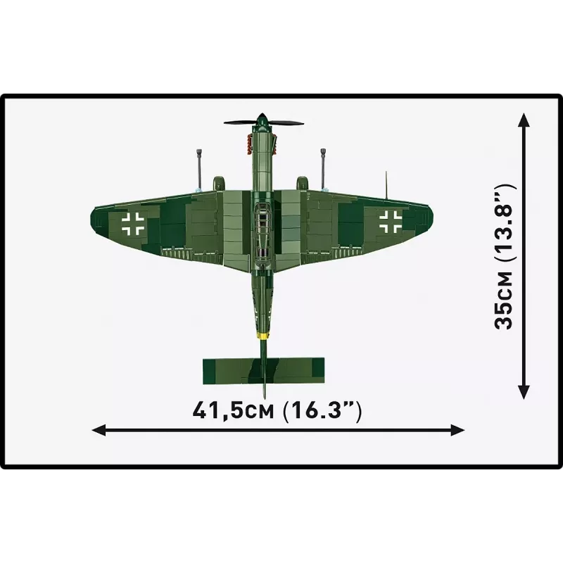 Konstruktorius Cobi Blocks Junkers JU 87G-2 Stuka 571 dalių modelio rinkinys