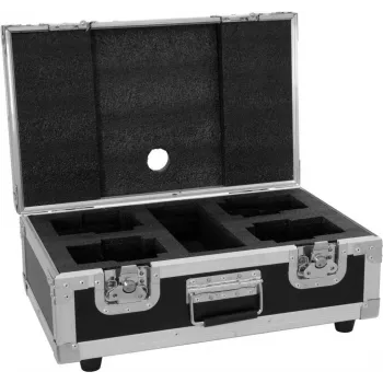 Transportinis dėklas Flightcase Roadinger 4x AKKU Dot 1 RGB/WW QuickDMX