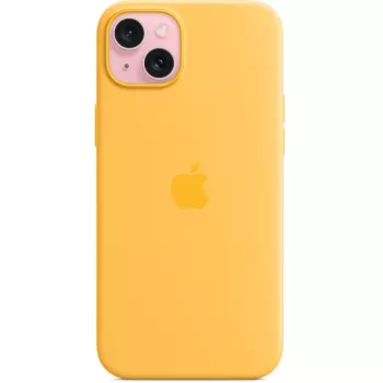 Silicone Case Cover Apple iPhone 15 Plus MagSafe Oranžinė