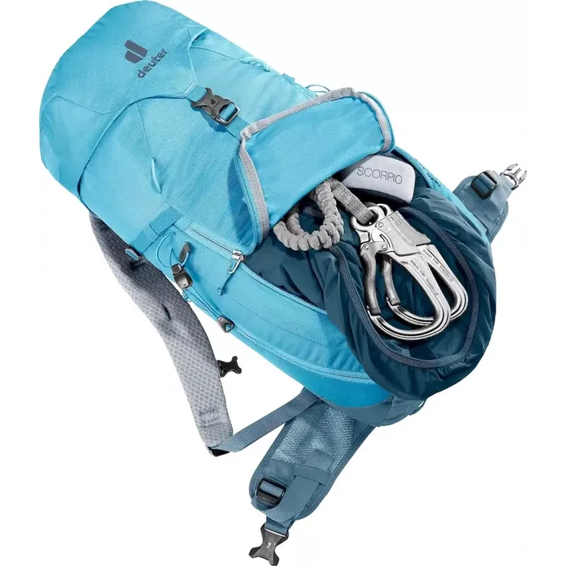 Kuprinė DEUTER Trail 22 SL moteriška žygiams, 22 L, lagūna-atlantas, poliesteris, 990 g
